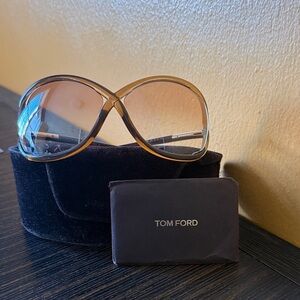 Tom Ford Women's Tan Sunglasses